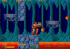 une photo d'Ã©cran de Rastan Saga 2 sur Arcade